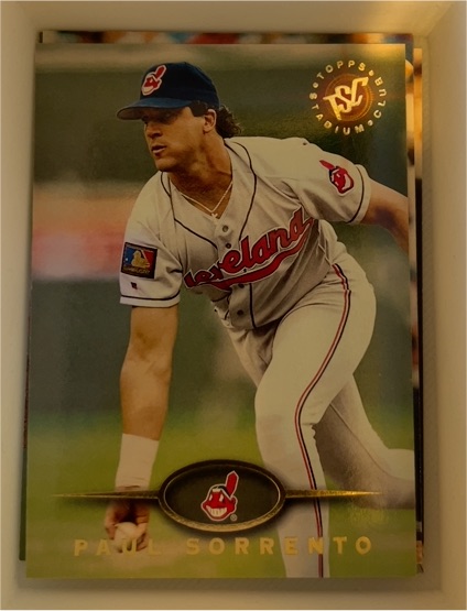 1995 Topps Stadium Club #220 Paul Sorrento — front
