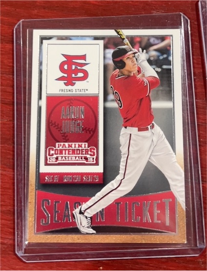 2015 Panini Contenders Season Ticket #3 Aaron Judge — front