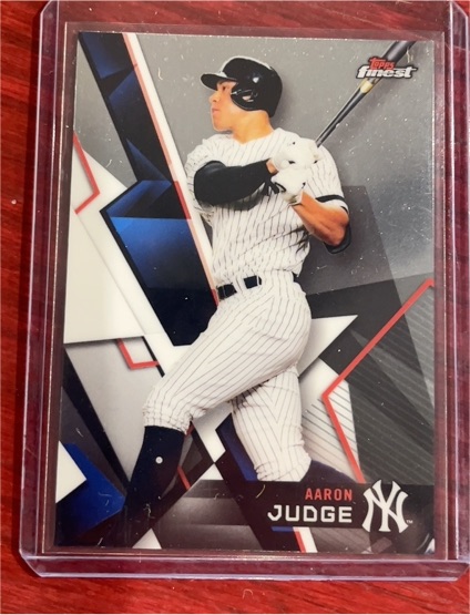 2018 Topps Finest #1 Aaron Judge — front