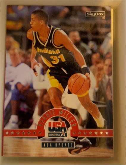 1994 SkyBox USA Basketball #76 Reggie Miller — front