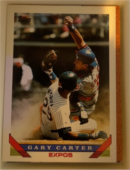 1993 Topps #205 Gary Carter Montreal Expos — front