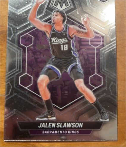 2023-24 Panini Mosaic #206 Jalen Slawson — front