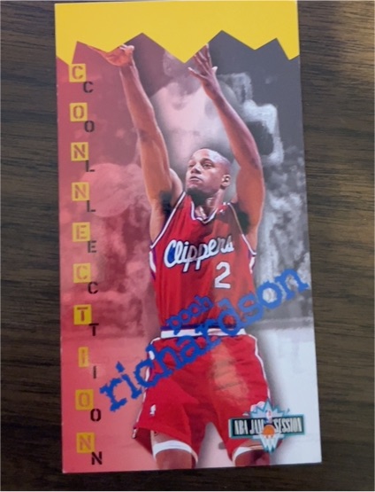 1995-96 Fleer NBA Jam Session #48 Pooh Richardson — front