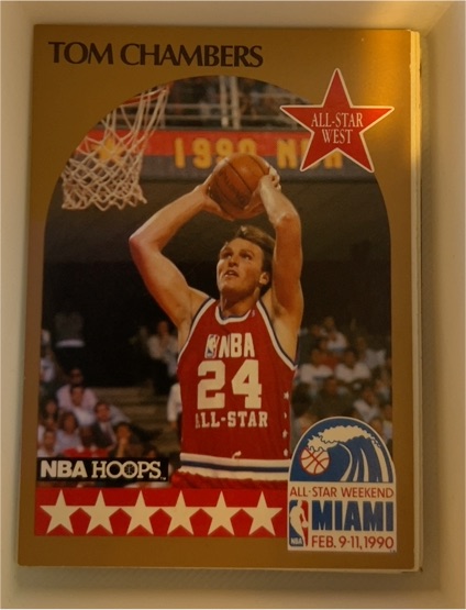 1990-91 NBA Hoops #15 Tom Chambers All Star — front