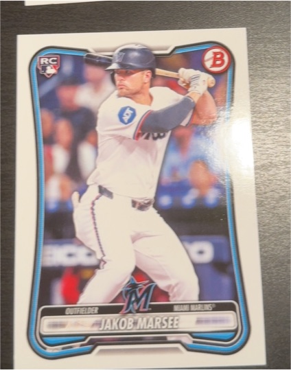 2026 Bowman #86 Jakob Marsee — front