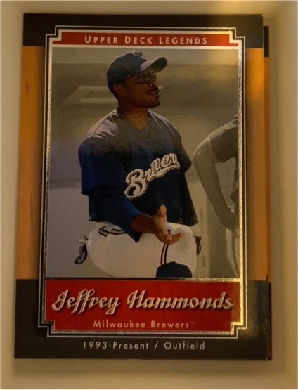 2001 Upper Deck Legends #54 Jeffrey Hammonds — front