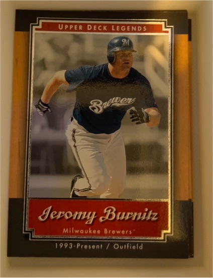 2001 Upper Deck Legends #53 Jeromy Burnitz — front