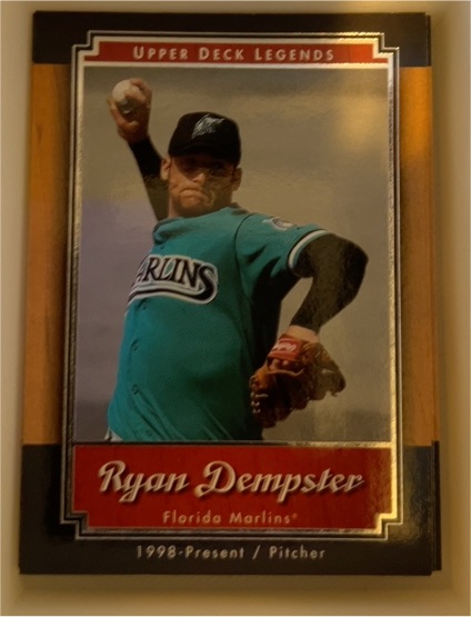 2001 Upper Deck Legends #74 Ryan Dempster — front