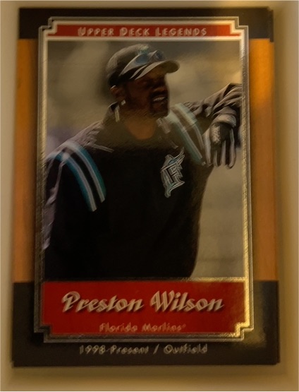 2001 Upper Deck Legends #73 Preston Wilson — front