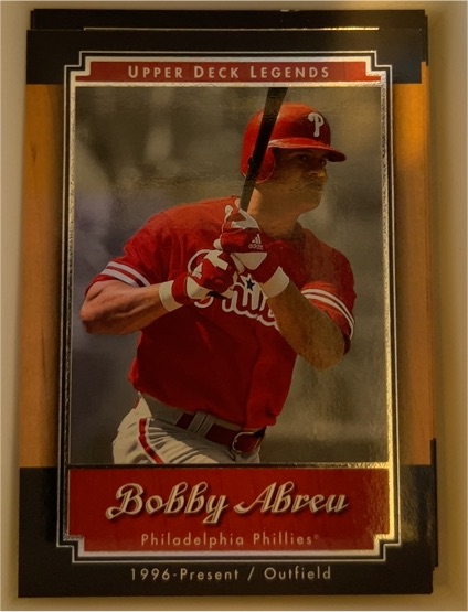 2001 Upper Deck Legends #80 Bobby Abreu — front