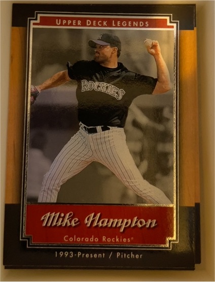 2001 Upper Deck Legends #90 Mike Hampton — front