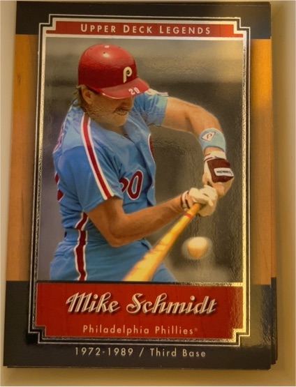 2001 Upper Deck Legends #82 Mike Schmidt — front