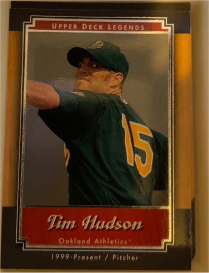 2001 Upper Deck Legends #7 Tim Hudson — front