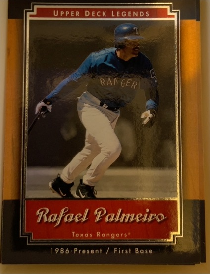 2001 Upper Deck Legends #22 Rafael Palmeiro — front