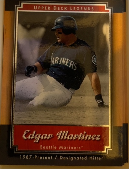 2001 Upper Deck Legends #16 Edgar Martinez — front