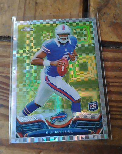 2013 Topps Chrome #45 E.J. Manuel — front