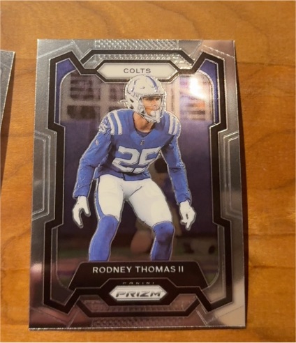 2023 Panini Prizm #130 Rodney Thomas II Indianapolis Colts — front