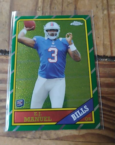 2013 Topps Chrome 1986 Design #18 E.J. Manuel Rookie — front