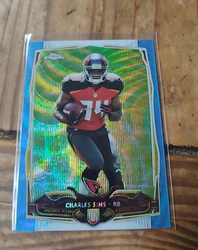 2014 Topps Chrome #191 Charles Sims Rookie Card — front