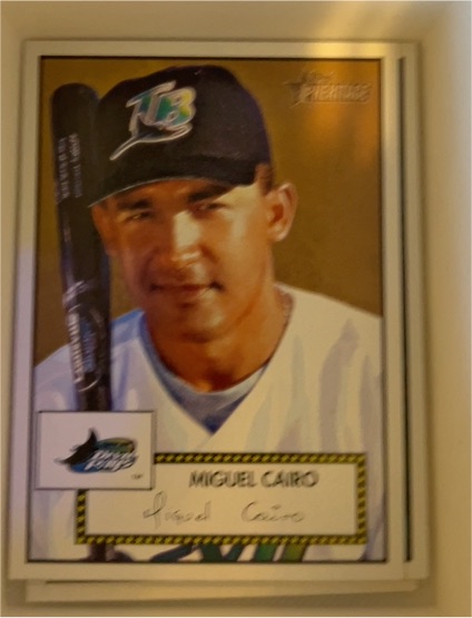 2001 Topps Heritage #161 Miguel Cairo — front