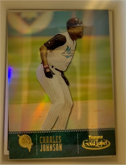 2001 Topps Gold Label #20 Charles Johnson — front