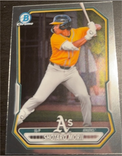 2026 Bowman Chrome #BCP-48 Shotaro Morii — front