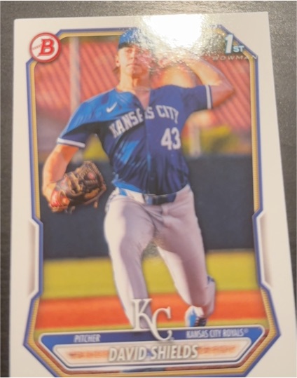 2026 Bowman #BP-11 David Shields — front