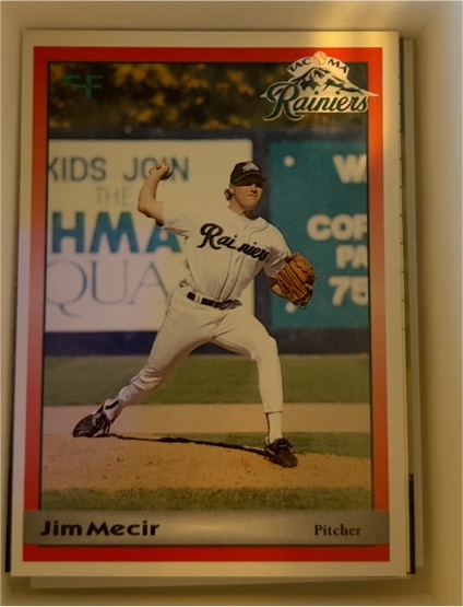 1996 Unknown Jim Mecir Tacoma Rainiers — front