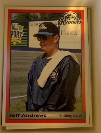 1995 Coastal Forms Tacoma Rainiers #2 Jeff Andrews PC — front