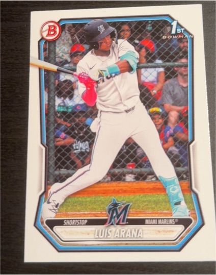 2026 Bowman #BP-72 Luis Arana — front