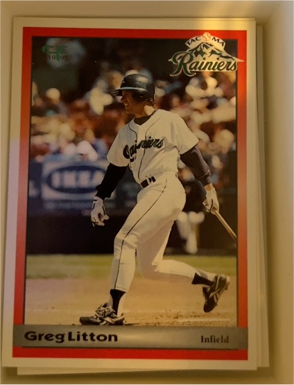 1995 Tacoma Rainiers Greg Litton — front