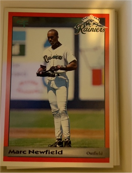 1994 Fleer Tacoma Rainiers Marc Newfield — front