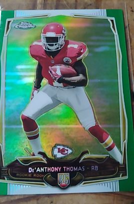 2014 Topps Chrome #155 De'Anthony Thomas — front