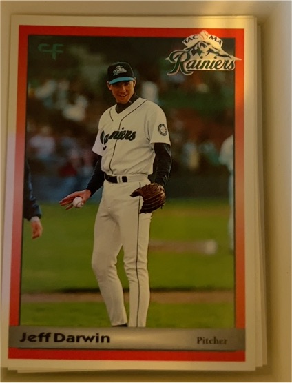 1995 Coastal Forms Tacoma Rainiers #7 Jeff Darwin — front