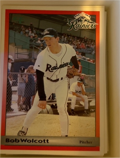 1995 Coastal Forms Tacoma Rainiers #29 Bob Wolcott — front