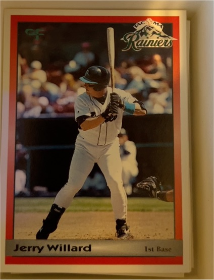 1992 Score #188 Jerry Willard — front