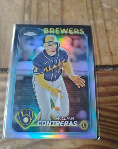 2024 Topps Chrome #24 William Contreras — front
