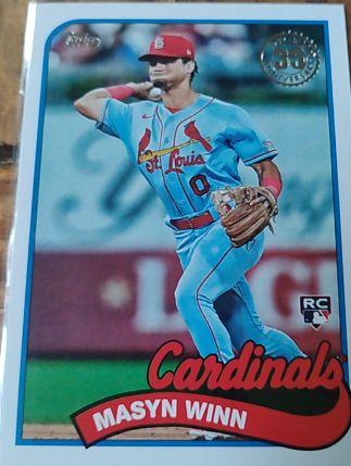 2024 Topps Series 1 1989 Topps #89B-58 Masyn Winn — front