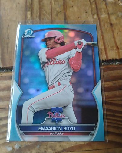 2023 Bowman Draft Chrome #BDC-43 Emaarion Boyd — front