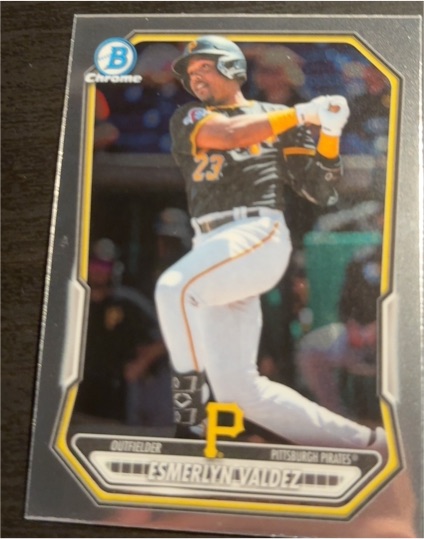 2026 Bowman Chrome #BCP-76 Esmerlyn Valdez — front