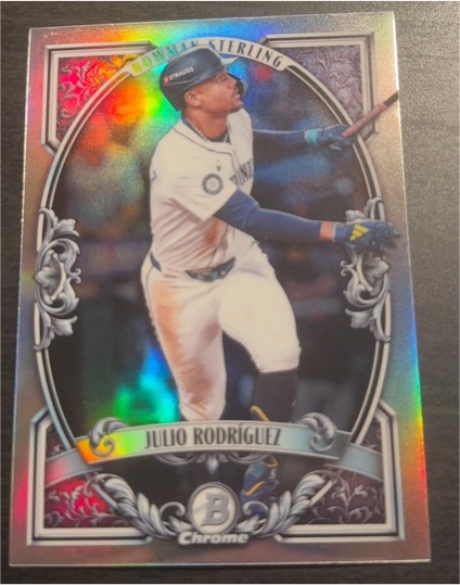 2026 Bowman Chrome Sterling #BST-3 Julio Rodriguez — front