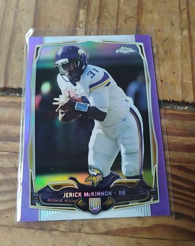 2014 Topps Chrome #160 Jerick McKinnon Rookie — front