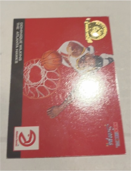 1993-94 SkyBox NBA Hoops Scoops #HS1 Dominique Wilkins — front