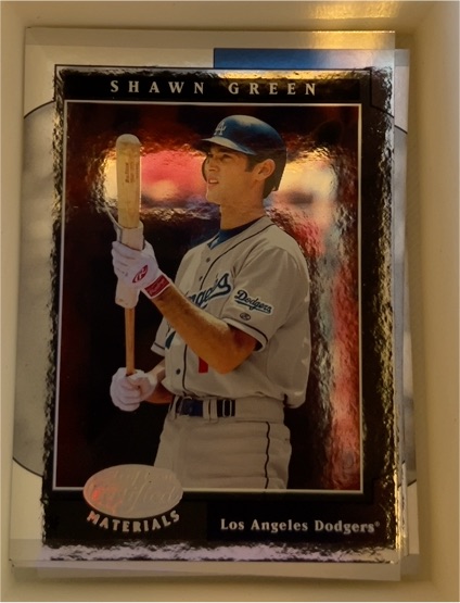 2001 Leaf Certified Materials #39 Shawn Green — front