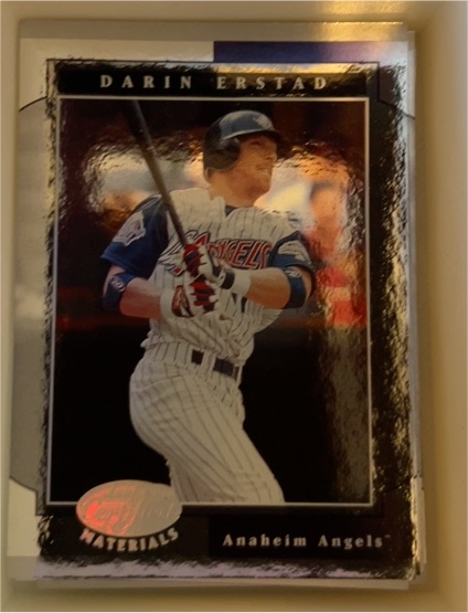 2001 Leaf Certified Materials #34 Darin Erstad — front