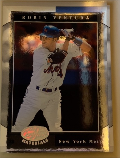 2001 Leaf Certified Materials #107 Robin Ventura — front
