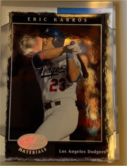 2001 Leaf Certified Materials #11 Eric Karros — front