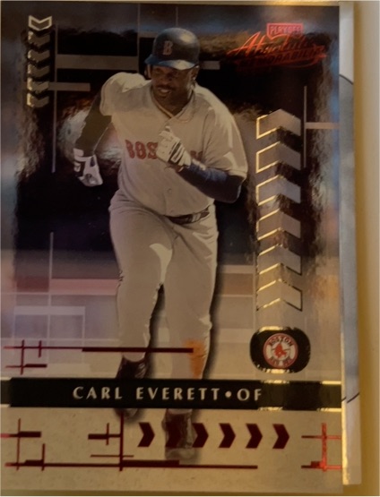 2001 Playoff Absolute Memorabilia #91 Carl Everett — front