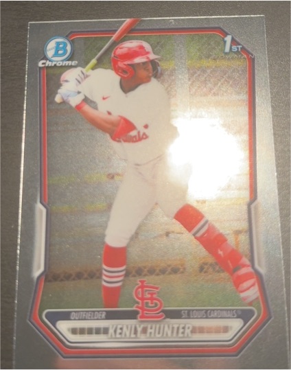 2026 Bowman Chrome #BCP-130 Kenly Hunter — front