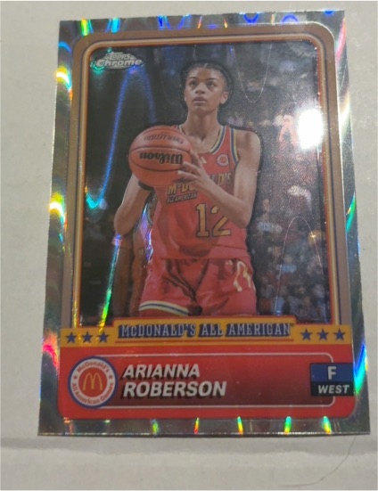 2024 Topps Chrome McDonald's All American #22 Arianna Roberson — front